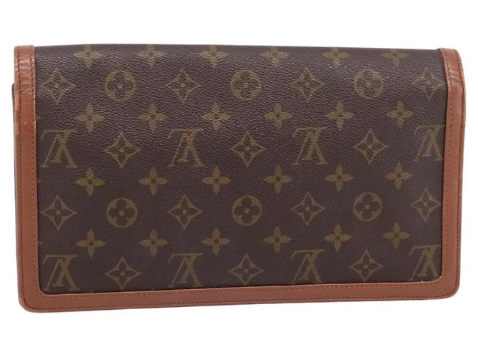 LOUIS VUITTON Monogram Pochette Dam GM Clutch Bag M51810 LV Auth ka6205 Monogramma - vista 2