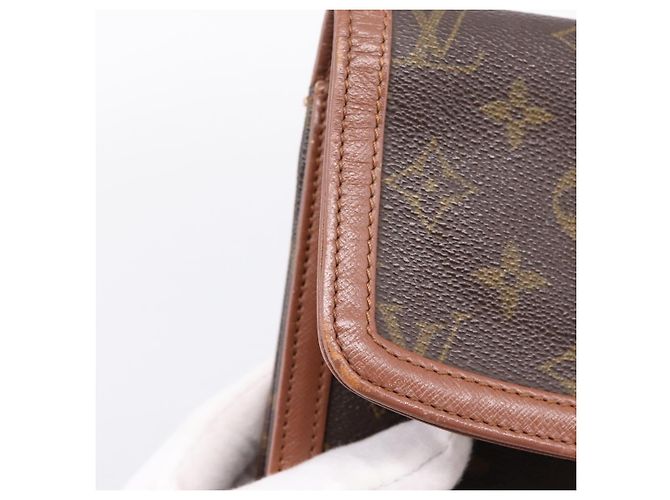 LOUIS VUITTON Monogram Pochette Dam GM Clutch Bag M51810 LV Auth ka6205 Monogramma - vista 9