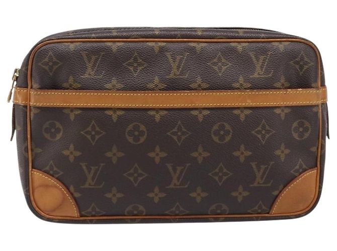 LOUIS VUITTON Monogram Compiegne 28 Clutch Bag M51845 LV Auth BA15555 Monograma - vista 13