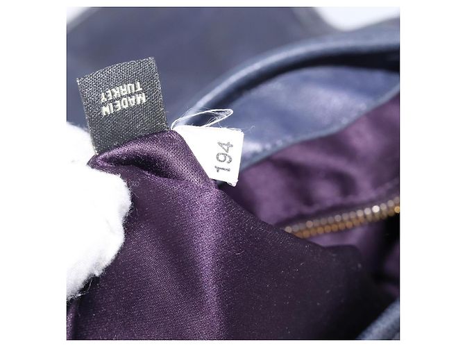 Borsa a mano Miu Miu Matelassé in pelle 2way Navy tono oro Auth 167624V Blu navy - vista 11