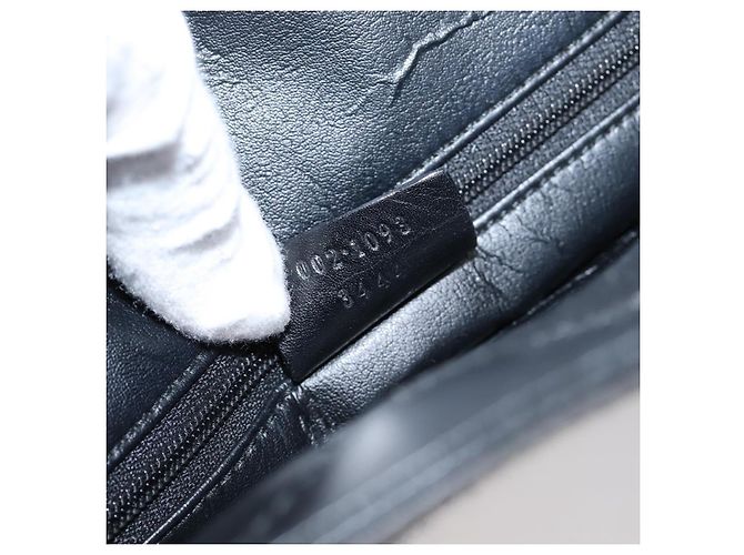 Borsa a mano GUCCI GG Canvas Nero Argento 002 1093 3444 Auth 201351 - vista 12