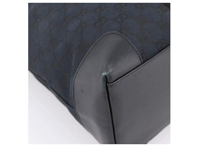 Borsa a mano GUCCI GG Canvas Nero Argento 002 1093 3444 Auth 201351 - vista 17
