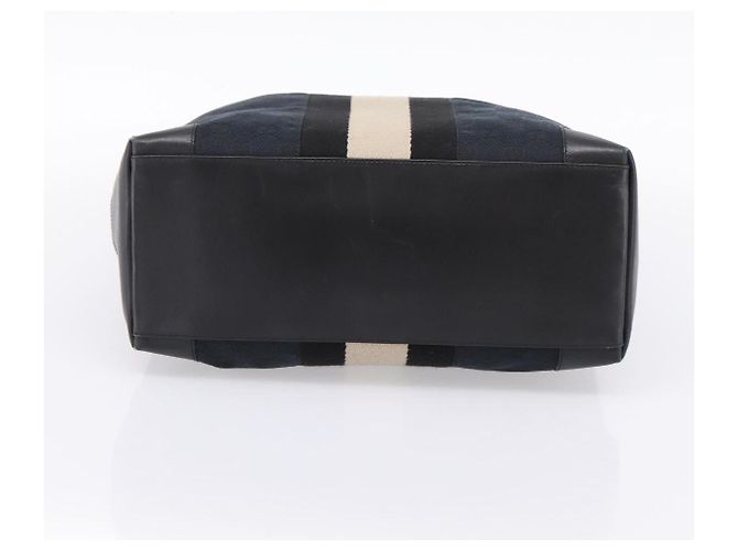 Borsa a mano GUCCI GG Canvas Nero Argento 002 1093 3444 Auth 201351 - vista 5