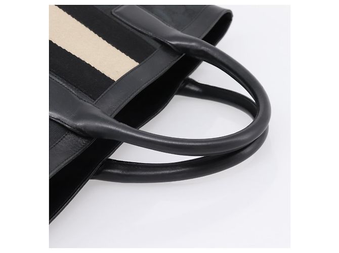 Borsa a mano GUCCI GG Canvas Nero Argento 002 1093 3444 Auth 201351 - vista 7
