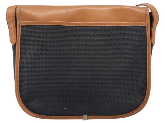 Autre Marque Borsa a tracolla SAINT LAURENT PVC Canvas Black Gold Auth 201465 Nero D'oro - vista 2