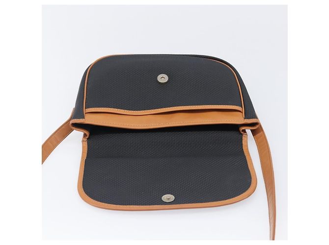 Autre Marque Borsa a tracolla SAINT LAURENT PVC Canvas Black Gold Auth 201465 Nero D'oro - vista 23