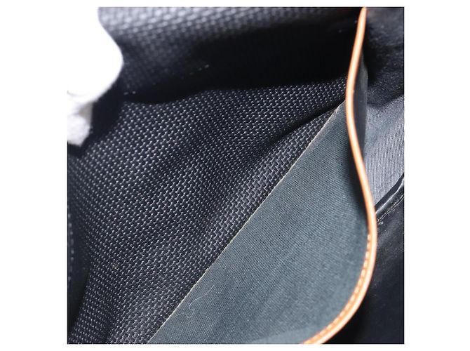 Autre Marque Borsa a tracolla SAINT LAURENT PVC Canvas Black Gold Auth 201465 Nero D'oro - vista 26