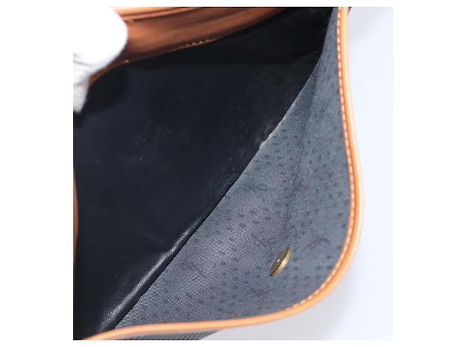 Autre Marque Borsa a tracolla SAINT LAURENT PVC Canvas Black Gold Auth 201465 Nero D'oro - vista 27