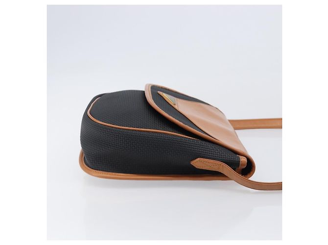 Autre Marque Borsa a tracolla SAINT LAURENT PVC Canvas Black Gold Auth 201465 Nero D'oro - vista 3