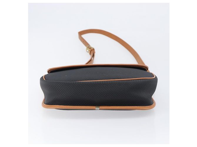 Autre Marque Borsa a tracolla SAINT LAURENT PVC Canvas Black Gold Auth 201465 Nero D'oro - vista 5