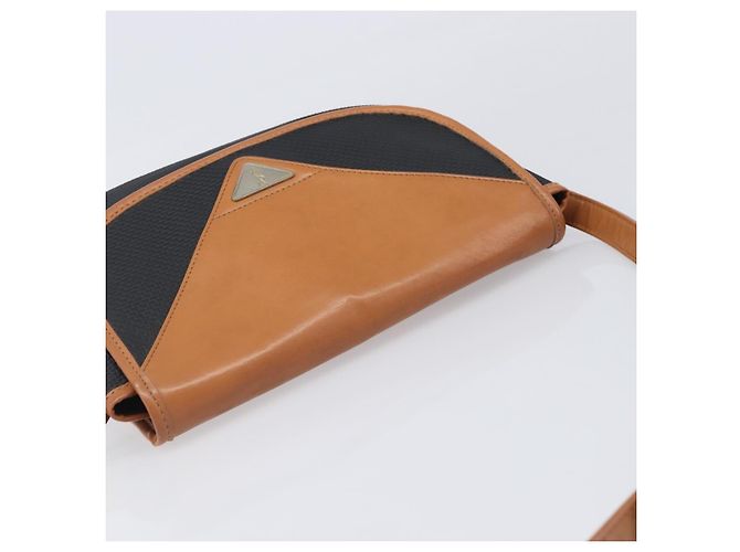 Autre Marque Borsa a tracolla SAINT LAURENT PVC Canvas Black Gold Auth 201465 Nero D'oro - vista 6