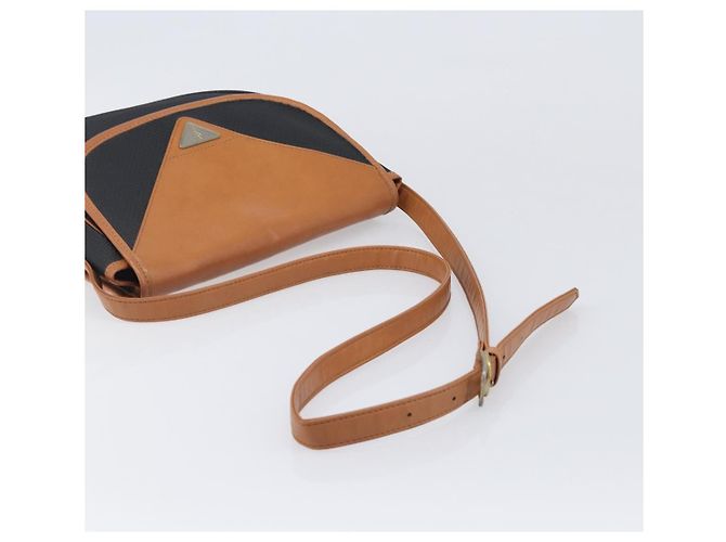 Autre Marque Borsa a tracolla SAINT LAURENT PVC Canvas Black Gold Auth 201465 Nero D'oro - vista 7