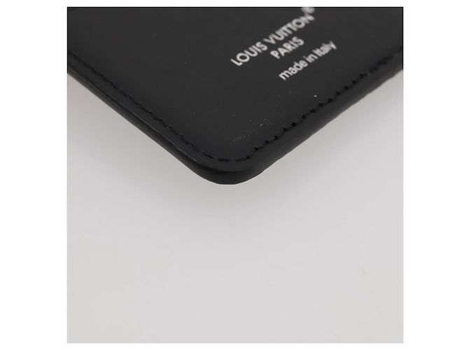 LOUIS VUITTON Monogram Eclipse Porte Cartes Magnet Card Case M12602 Auth 204803V Monograma - vista 14