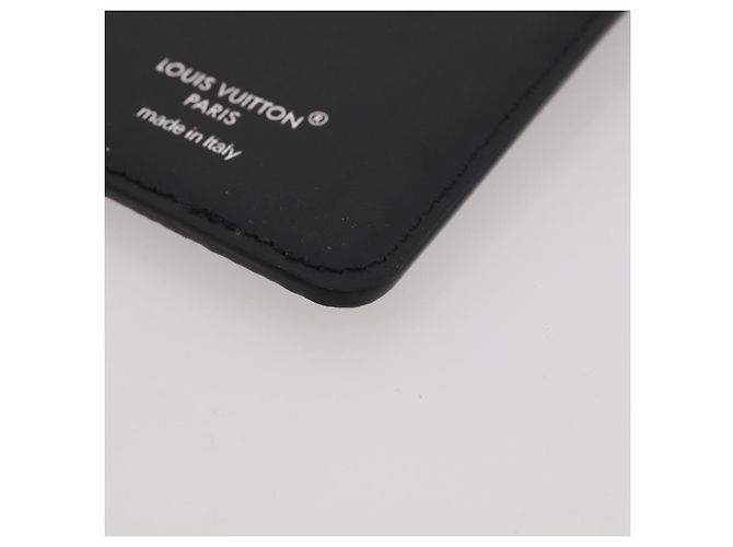 LOUIS VUITTON Monogram Eclipse Porte Cartes Magnet Card Case M12602 Auth 204803V Monograma - vista 15