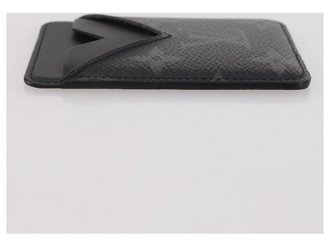 LOUIS VUITTON Monogram Eclipse Porte Cartes Magnet Card Case M12602 Auth 204803V Monograma - vista 4