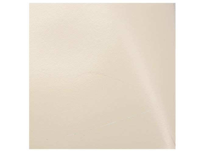 Céline CELINE Circle Schultertasche aus Leder Weiß Gold Auth 204441 Golden - Ansicht 19