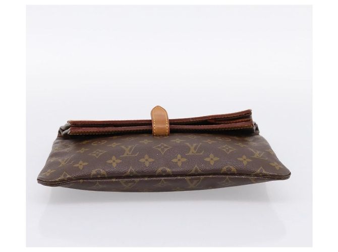 LOUIS VUITTON Monogram Pochette Priant Clutch Bag M51805 LV Auth 201350 Monogramma - vista 19