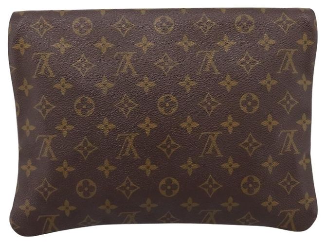 LOUIS VUITTON Monogram Pochette Priant Clutch Bag M51805 LV Auth 201350 Monogramma - vista 2