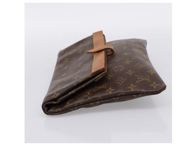 LOUIS VUITTON Monogram Pochette Priant Clutch Bag M51805 LV Auth 201350 Monogramma - vista 3