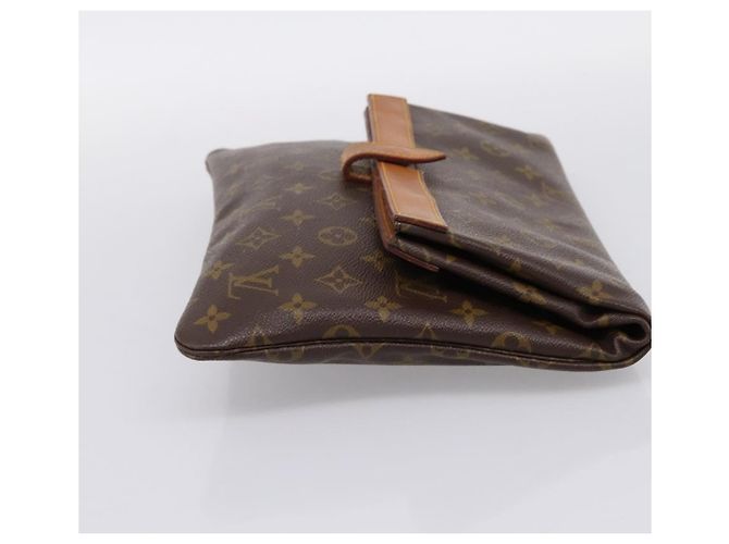 LOUIS VUITTON Monogram Pochette Priant Clutch Bag M51805 LV Auth 201350 Monogramma - vista 4