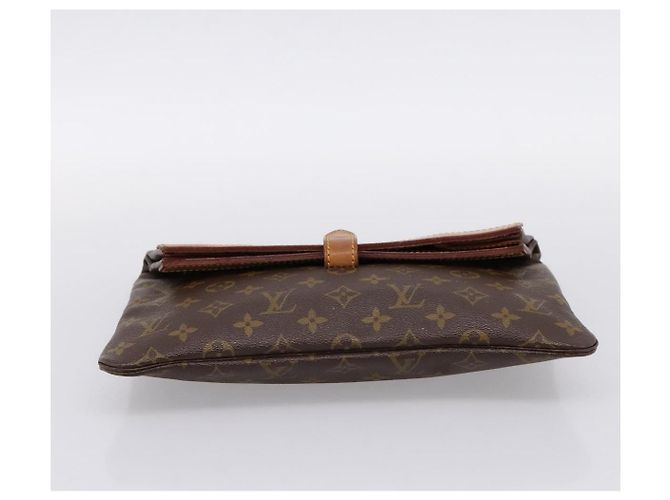 LOUIS VUITTON Monogram Pochette Priant Clutch Bag M51805 LV Auth 201350 Monogramma - vista 6