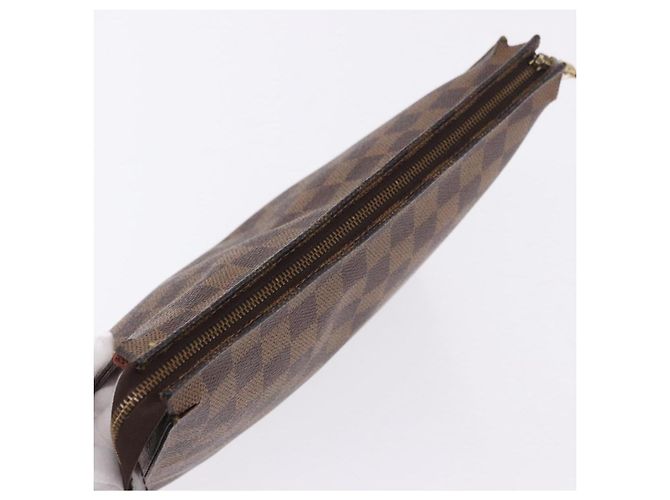 LOUIS VUITTON Damier Ebene Poche Toilette 26 Pouch N47543 LV Auth 202941 - vista 6