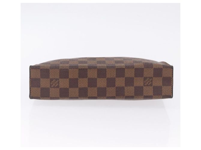 LOUIS VUITTON Damier Ebene Poche Toilette 26 Pouch N47543 LV Auth 202941 - vista 7
