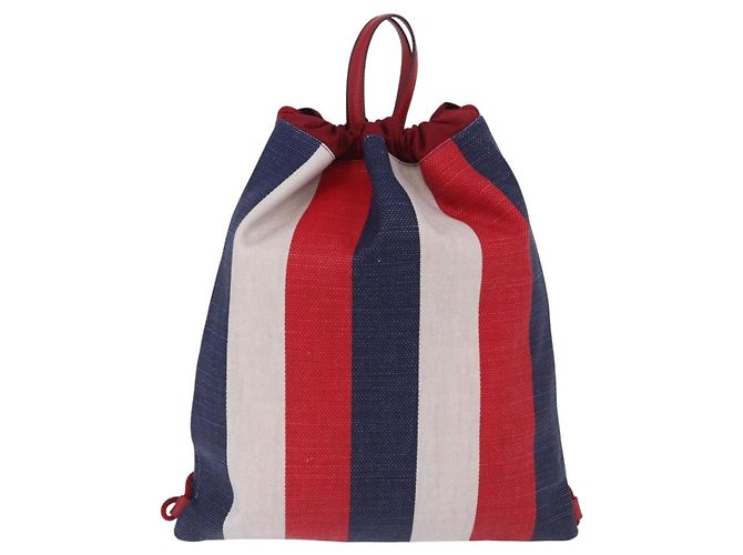 GUCCI Drawstring Backpack Canvas Multicolor 473872 Auth 202580V Multiple colors - view 3