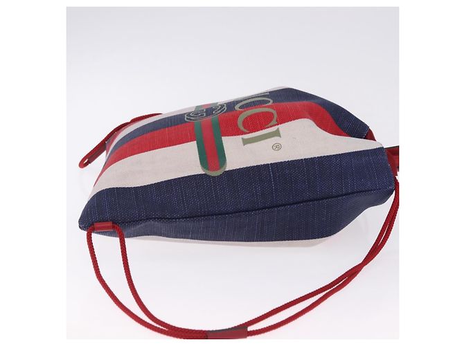 GUCCI Drawstring Backpack Canvas Multicolor 473872 Auth 202580V Multiple colors - view 4