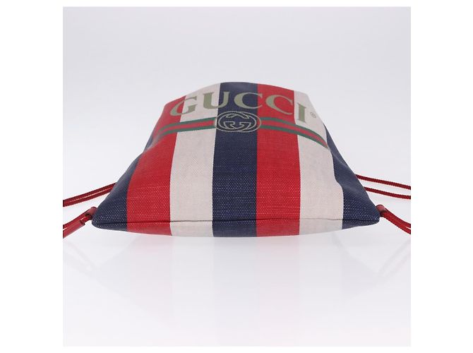 GUCCI Drawstring Backpack Canvas Multicolor 473872 Auth 202580V Multiple colors - view 6