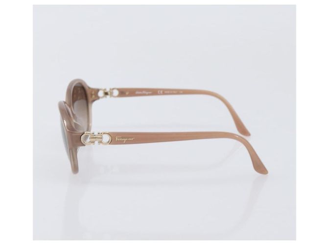 Set de 3 gafas de sol Christian Dior PRADA Salvatore Ferragamo Negro Auth BA15687 Castaño - vista 4