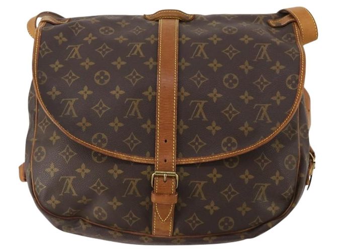 LOUIS VUITTON Borsa a tracolla Monogram Saumur 35 M42254 LV Auth 203105 Monogramma - vista 2