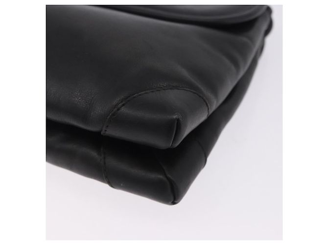 Bolsa de Ombro GUCCI em Couro Preta e Dourada 007 49 5548 Auth 203424 Preto Dourado - vista 18