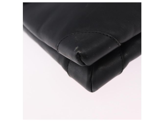 Bolsa de Ombro GUCCI em Couro Preta e Dourada 007 49 5548 Auth 203424 Preto Dourado - vista 19