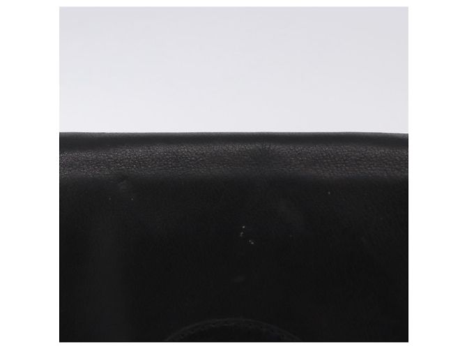Bolsa de Ombro GUCCI em Couro Preta e Dourada 007 49 5548 Auth 203424 Preto Dourado - vista 2
