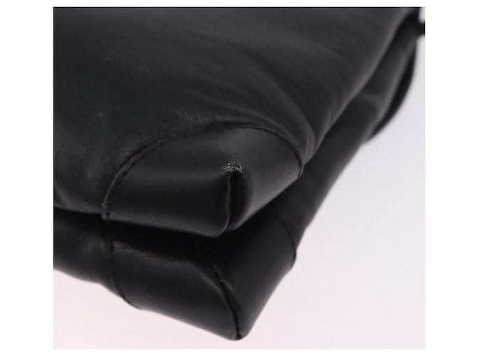 Bolsa de Ombro GUCCI em Couro Preta e Dourada 007 49 5548 Auth 203424 Preto Dourado - vista 20