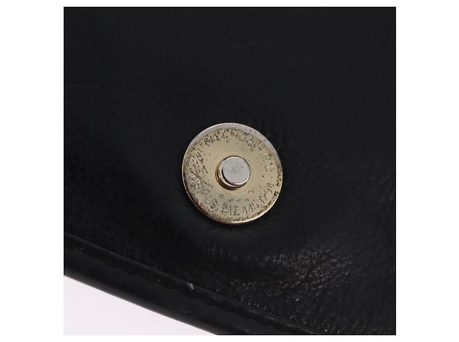 Bolsa de Ombro GUCCI em Couro Preta e Dourada 007 49 5548 Auth 203424 Preto Dourado - vista 22