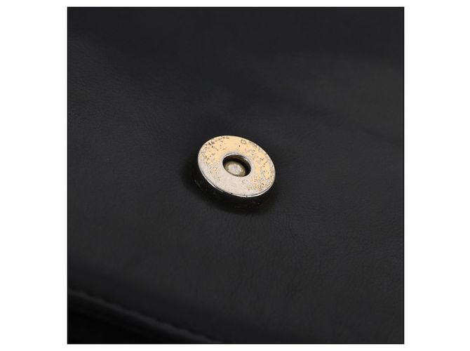 Bolsa de Ombro GUCCI em Couro Preta e Dourada 007 49 5548 Auth 203424 Preto Dourado - vista 23