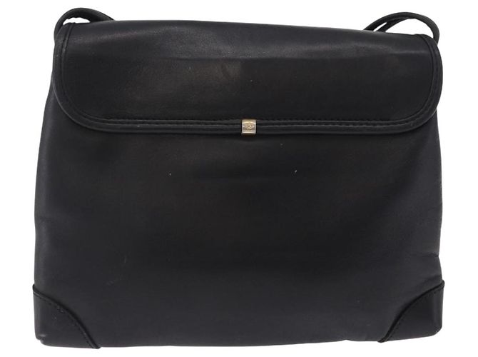 Bolsa de Ombro GUCCI em Couro Preta e Dourada 007 49 5548 Auth 203424 Preto Dourado - vista 3