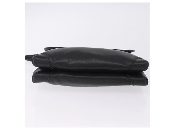 Bolsa de Ombro GUCCI em Couro Preta e Dourada 007 49 5548 Auth 203424 Preto Dourado - vista 7