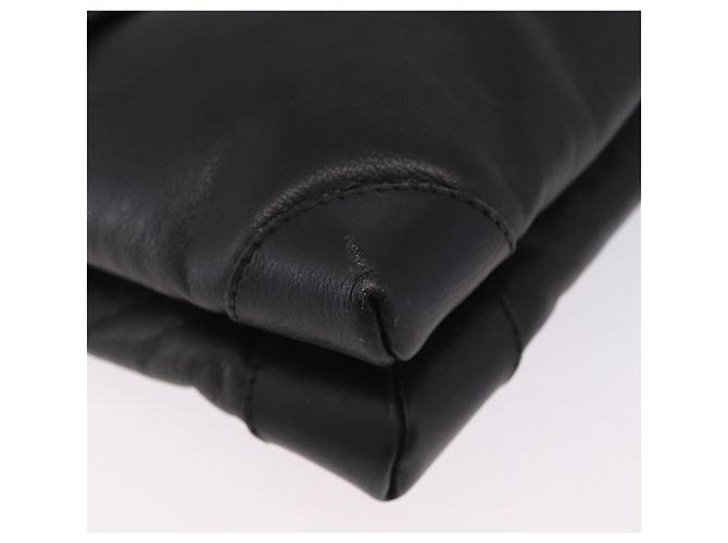 Bolsa de Ombro GUCCI em Couro Preta e Dourada 007 49 5548 Auth 203424 Preto Dourado - vista 9