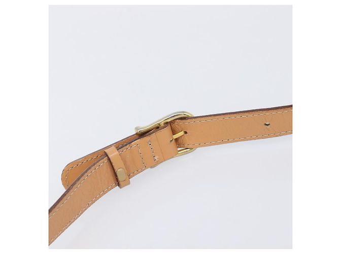 Céline Borsa a tracolla CELINE Macadam Canvas PVC Leather Brown Gold Auth 205135V Marrone D'oro - vista 8