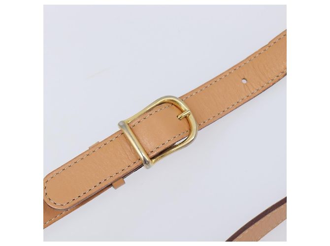 Céline Borsa a tracolla CELINE Macadam Canvas PVC Leather Brown Gold Auth 205135V Marrone D'oro - vista 9