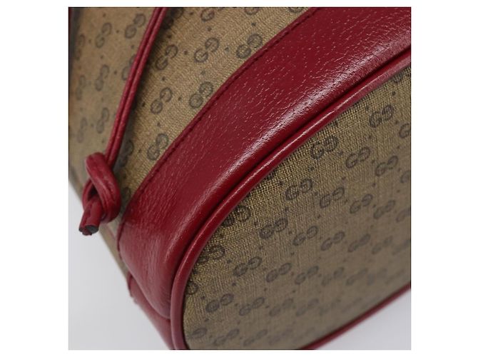 Borsa GUCCI Micro GG Supreme x Doraemon Fujiko Pro PVC Beige 655597 Auth 204039SM D'oro - vista 15