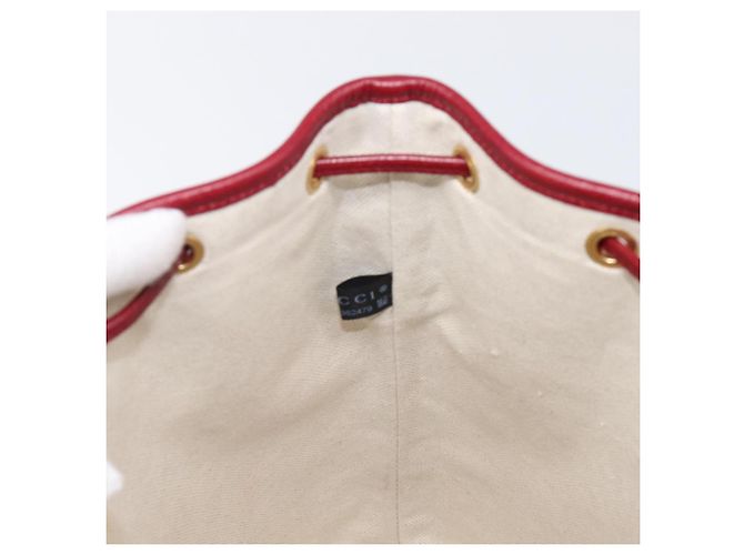 Borsa GUCCI Micro GG Supreme x Doraemon Fujiko Pro PVC Beige 655597 Auth 204039SM D'oro - vista 22