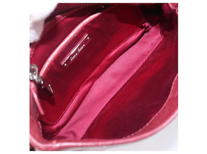 Borsa a tracolla Miu Miu Vitellolux Pink Silver Auth 203688A Argento Rosa - vista 11