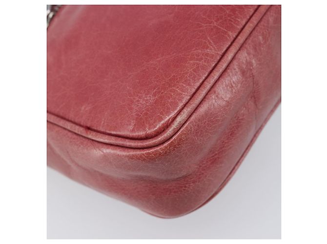 Borsa a tracolla Miu Miu Vitellolux Pink Silver Auth 203688A Argento Rosa - vista 18