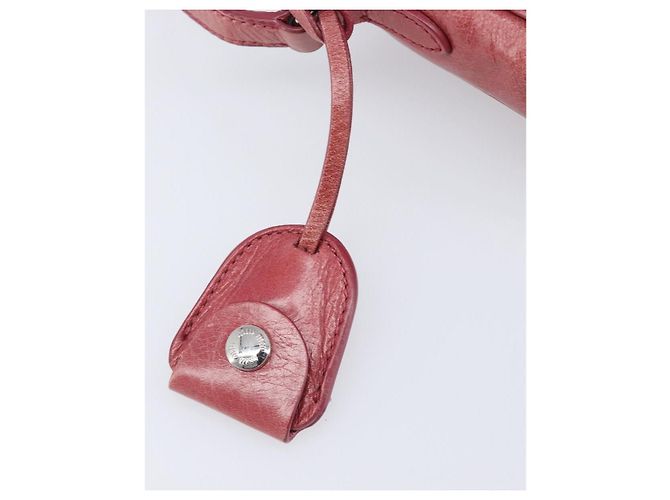 Borsa a tracolla Miu Miu Vitellolux Pink Silver Auth 203688A Argento Rosa - vista 21