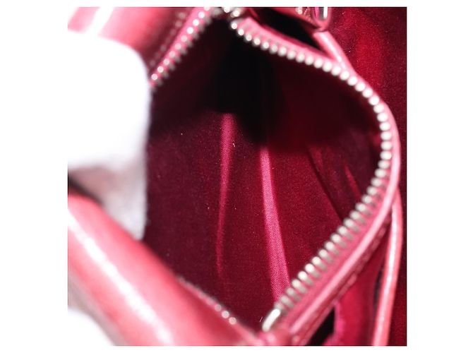 Borsa a tracolla Miu Miu Vitellolux Pink Silver Auth 203688A Argento Rosa - vista 27