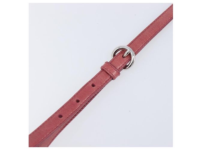 Borsa a tracolla Miu Miu Vitellolux Pink Silver Auth 203688A Argento Rosa - vista 9